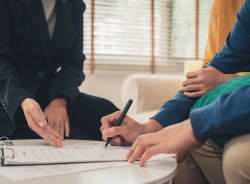 Signing insurance documents